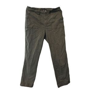 J Crew Trademark Womens Jeans Size 30 Olive Green Casual Straight Pants Pockets